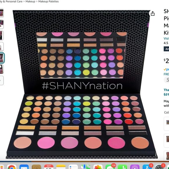 Highly Pigmented Blendable Eye shadows, Makeup Blush and Face powder Makeup Kit - Picture 5 of 9